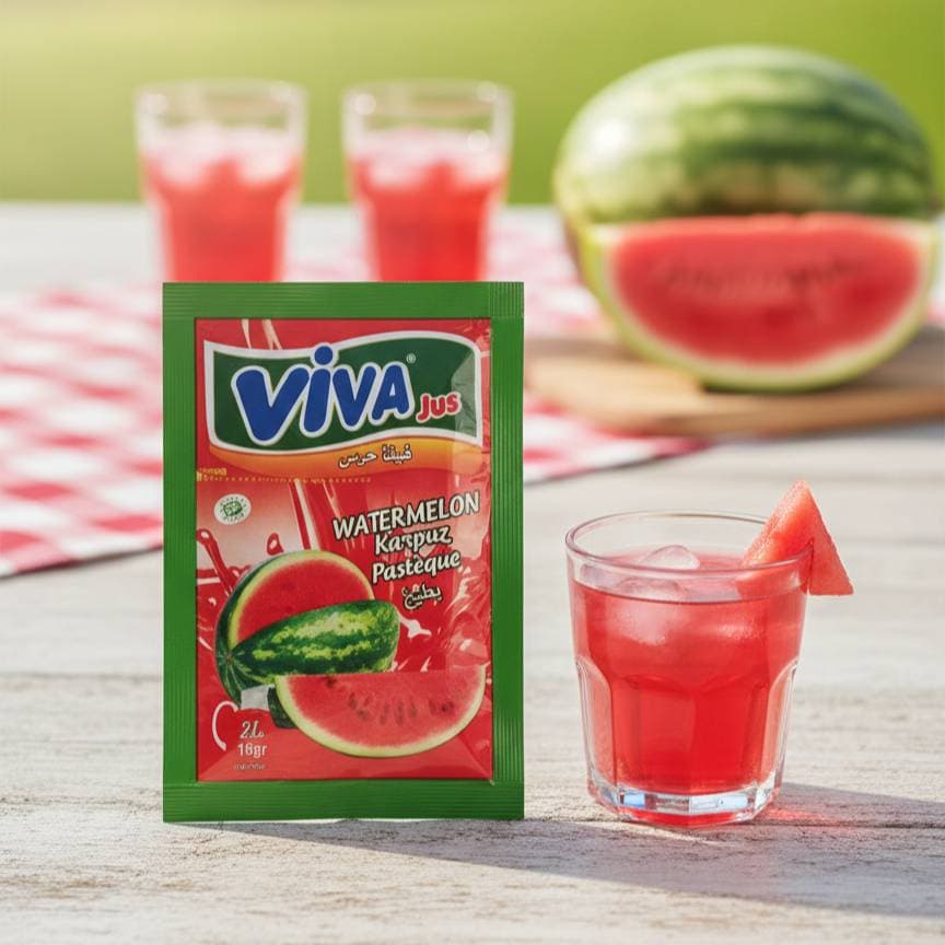 Refresco en polvo sabor melón
