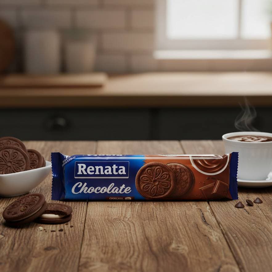 Galletas Renata rellenas sabor chocolate